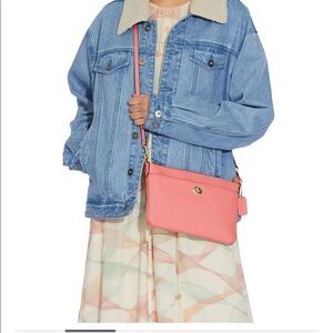 Brand new Coach leather crossbody